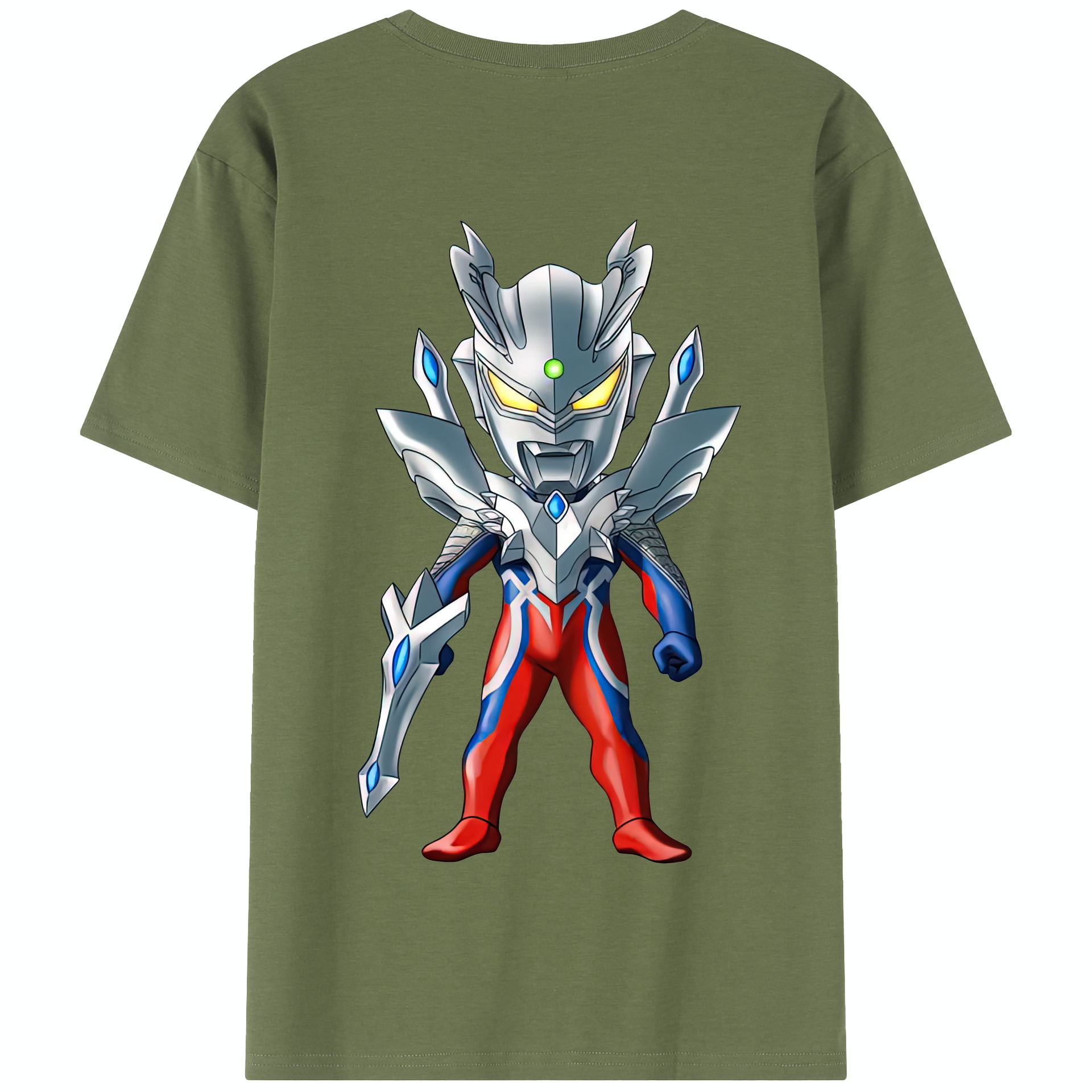 （画像用） ウルトラマン Ultraman 綿100％半袖Tシャツ（背面プリント）